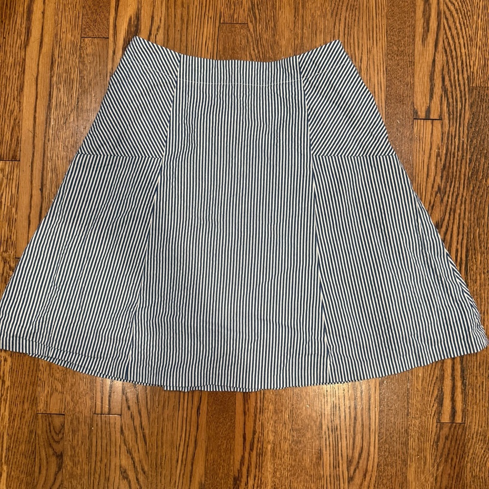 Ann Taylor Loft Striped Mini Skirt
